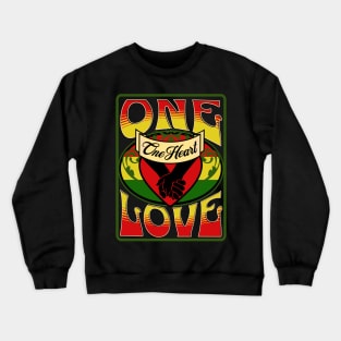 One Love - One Heart Crewneck Sweatshirt